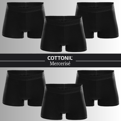 Pack of 6 Plain Boxer-Black